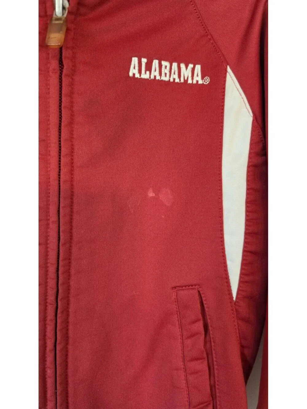 Nike Alabama Crimson Tide Kids Track Jacket Red Full Zip Youth Size 4T, #105